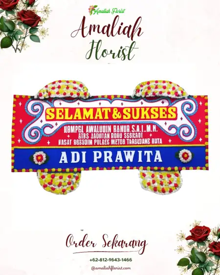 Papan Bunga Ucapan Selamat Sindangratu